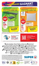 Promos Table De Jardin dans le catalogue "SUPER U" de Super U Table De Jardin en promo dans le catalogue Super U à la page 40
