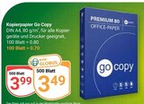 Kopierpapier Go Copy im Angebot bei GLOBUS in Oberursel Kopierpapier Go Copy Angebote bei GLOBUS Oberursel für 3,49 €