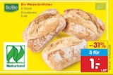 Bio Weizenbrötchen im Angebot bei Netto Marken-Discount in Grevenbroich Bio Weizenbrötchen Angebote von BioBio bei Netto Marken-Discount Grevenbroich für 1,00 €