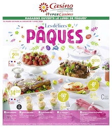 Prospectus Casino Supermarchés à Allos: "Les délices de PÂQUES !", 28} pages, 26/03/2024 - 07/04/2024