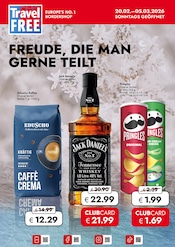 Aktueller Travel FREE Supermarkt Prospekt in Schwellhäusl und Umgebung, "FREUDE, DIE MAN GERNE TEILT" mit 10 Seiten, 20.02.2026 - 05.03.2026