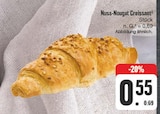 Nuss-Nougat Croissant² Angebote bei EDEKA Zwickau für 0,55 €