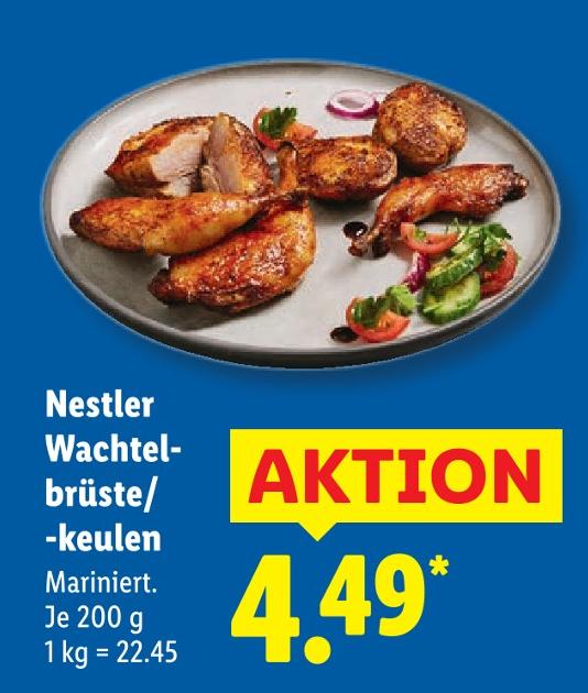 Wachtelbrüste/-keulen