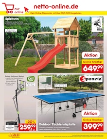 Tischtennis im Netto Marken-Discount Prospekt "Aktuelle Angebote" mit 60 Seiten (Köln)