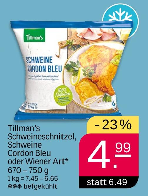 Schweineschnitzel, Schweine Cordon Bleu oder Wiener Art