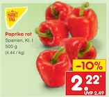 Paprika rot von Markttag im aktuellen Netto Marken-Discount Prospekt für 2,22 €