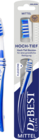 Hoch-Tief Zahnbürste von Dr. Best für 1,79 € bei budni im Angebot Hoch-Tief Zahnbürste von Dr. Best im aktuellen budni Prospekt