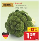 Broccoli von HEIMAT für 1,29 € bei Netto Marken-Discount im Angebot Broccoli von HEIMAT im aktuellen Netto Marken-Discount Prospekt