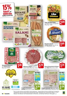 Wurst im aktuellen EDEKA Prospekt (Darmstadt) Wurst im EDEKA Prospekt "Aktuelle Angebote" mit 40 Seiten (Darmstadt)