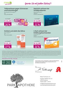 Grippostad im mea - meine apotheke Prospekt "Unsere Februar-Angebote" mit 4 Seiten (Duisburg)