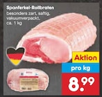 Aktuelles Spanferkel-Rollbraten Angebot bei Netto Marken-Discount in München ab 8,99 €