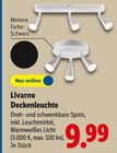 Livarno im Lidl Prospekt Deckenleuchte von Livarno im aktuellen Lidl Prospekt für 9,99 €