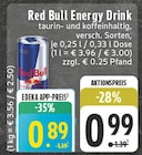 Energy Drink im Angebot bei EDEKA in Neuwied Energy Drink Angebote von Red Bull bei EDEKA Neuwied für 0,89 €