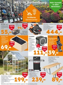 Rasenmäher im Globus-Baumarkt Prospekt "Immer eine Idee besser" mit 8 Seiten (Reutlingen)