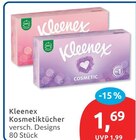 Kosmetiktücher von Kleenex im aktuellen budni Prospekt