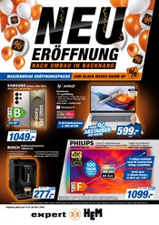 Fernseher im expert Prospekt in Backnang Aktueller expert Prospekt mit Fernseher, "Top Angebote", Seite 1