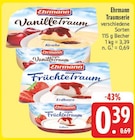 VanilleTraum Kirsche Angebote von Ehrmann bei E center Dresden für 0,39 €