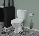 Pack WC à poser sortie horizontal, sans bride Nelia NF rimless, GODART - GODART - Leroy Merlin à Creil Pack WC à poser sortie horizontal, sans bride Nelia NF rimless, GODART - GODART en promo chez Leroy Merlin Creil à 84,00 €