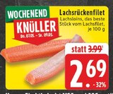 Lachsrückenfilet bei E center im Oberhausen Prospekt für 2,69 €