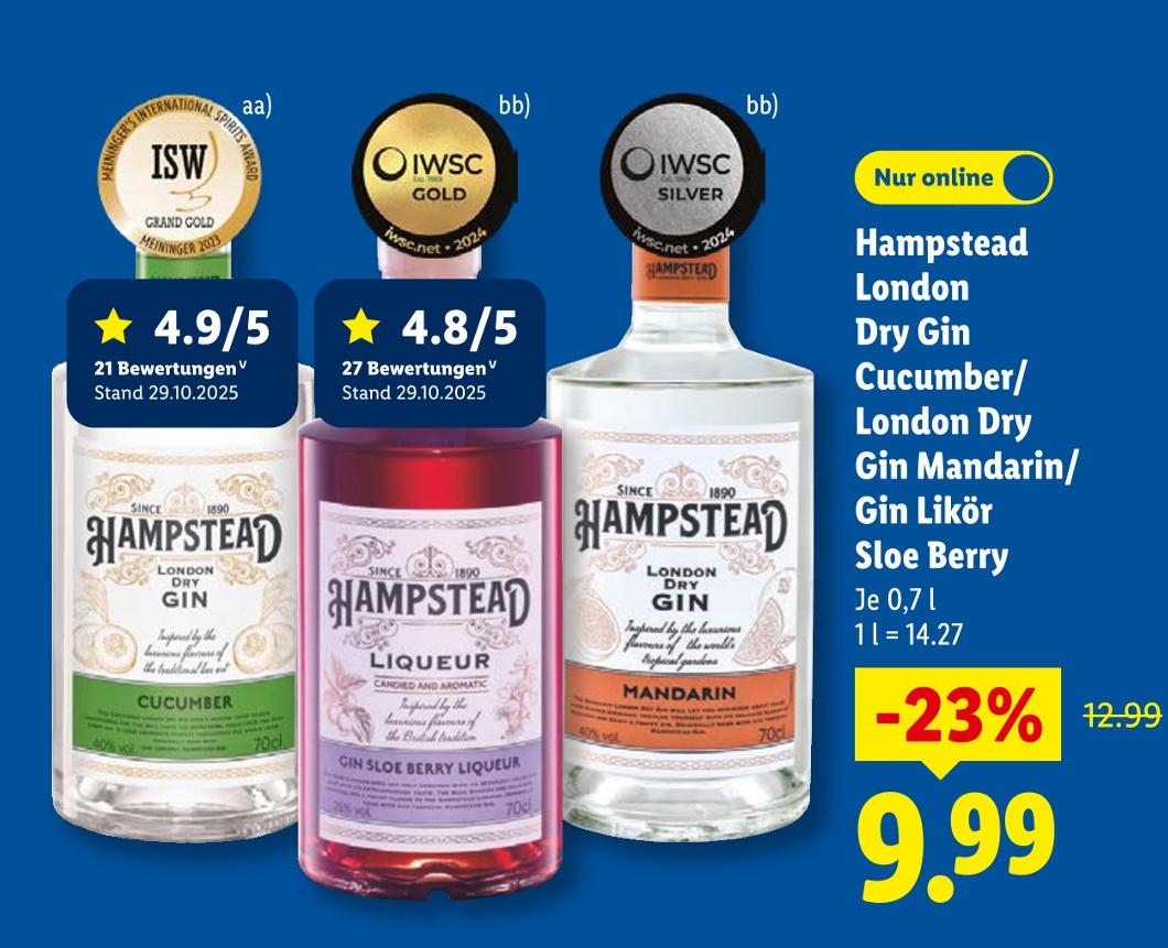 London Dry Gin Mandarin