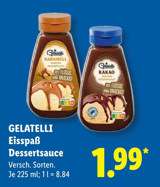 Eisspaß Dessertsauce