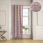 Rideau tissu tweed multicolore 140x250 cm en promo chez Décor Discount Montélimar à 37,59 €