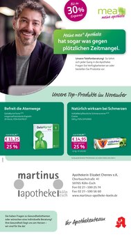 Aktueller mea - meine apotheke Prospekt "Unsere November-Angebote" für Köln Aktueller mea - meine apotheke Prospekt für Köln mit Seiten