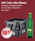 Afri Cola oder Bluna Angebote bei Getränke Hoffmann Lage für 18,99 €