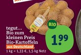 Bio-Kartoffeln von tegut... Bio zum kleinen Preis im aktuellen tegut Prospekt für 1,99 €
