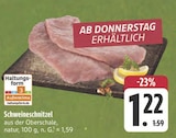 Aktuelles Schweineschnitzel Angebot bei E center in Würzburg ab 1,22 €