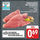 EDEKA Wittichenau - Schweineschnitzel oder Schlegelbraten Angebot im Prospekt Schweineschnitzel oder Schlegelbraten bei EDEKA im Wittichenau Prospekt für 0,69 €