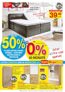 Boxspringbett im aktuellen Opti-Megastore Prospekt (Bremen) Boxspringbett im Opti-Megastore Prospekt "Coole Kleine Preise" mit 17 Seiten (Bremen)