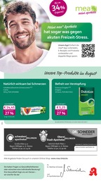 mea - meine apotheke Prospekt für Dillingen mit 4 Seiten mea - meine apotheke Prospekt für Dillingen: "Unsere August-Angebote", 4 Seiten, 01.08.2026 - 31.08.2026
