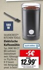 Aktuelles Elektrische Kaffeemühle Angebot bei Lidl in Aachen ab 12,99 €
