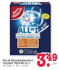 Geschirr-Reiniger Tabs All in 1 Angebote von Gut & Günstig bei E center Weinheim für 3,49 €