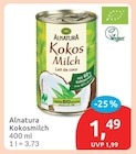 Kokosmilch von Alnatura im aktuellen budni Prospekt