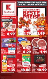 Aktueller Kaufland Supermarkt Prospekt für Plüderhausen 08.10.2026 - 14.10.2026 Kaufland Prospekt für Plüderhausen mit 70 Seiten