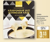Genussmomente Käsefondue aus Schweizer Käse Angebote von EDEKA bei Marktkauf Reutlingen für 3,33 €