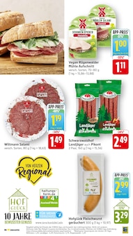 Wurst im EDEKA Prospekt "Aktuelle Angebote" mit 46 Seiten (Frankfurt (Main))