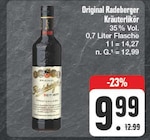 Aktuelles Original Radeberger Kräuterlikör Angebot bei EDEKA in Chemnitz ab 9,99 €