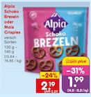 Schoko Brezeln im Netto Marken-Discount Prospekt Schoko Brezeln von Alpia im aktuellen Netto Marken-Discount Prospekt für 1,99 €
