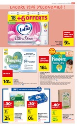 Promos Lingette Bébé dans le catalogue "Carrefour Market" de Carrefour Market à la page 39