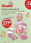 New Born Baby Puppe von Simba im aktuellen V-Markt Prospekt für 27,99 €