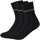 Sportsocken 3 Paar Angebote von bruno banani bei REWE Braunschweig für 7,99 €