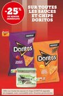 -25% de remise immédiate sur toutes les sauces et chips Doritos - Doritos dans le catalogue U Express