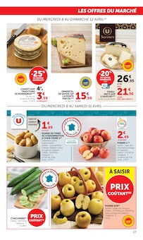 Promotion Poisson pané surgelé dans le prospectus Super U, valable du 08/04/2026 au 19/04/2026 Promo Poisson pané surgelé dans le catalogue Super U du moment à la page 27