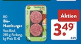 Bio Fertiggerichte im ALDI SÜD Prospekt Bio-Hamburger von BIO im aktuellen ALDI SÜD Prospekt für 3,49 €