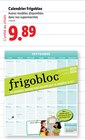 Calendrier Frigobloc - FRIGOBLOC - Lidl à Montélimar Calendrier Frigobloc - FRIGOBLOC en promo chez Lidl Montélimar à 9,89 €