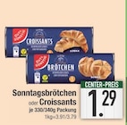Sonntagsbrötchen im EDEKA Prospekt Sonntagsbrötchen von Gut & Günstig im aktuellen EDEKA Prospekt für 1,29 €