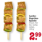 Lachs-Paprika-Spieße für 2,99 € bei E center im Angebot Lachs-Paprika-Spieße im aktuellen E center Prospekt